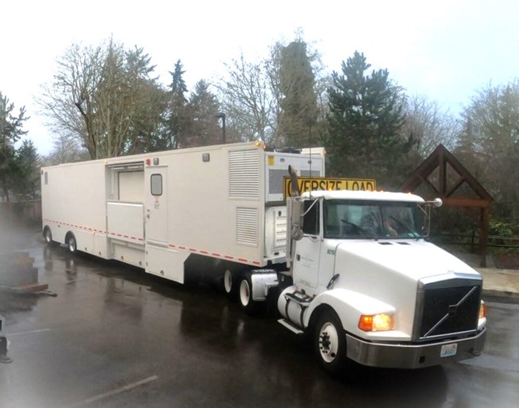 Transportation of Mobile MRI / CT