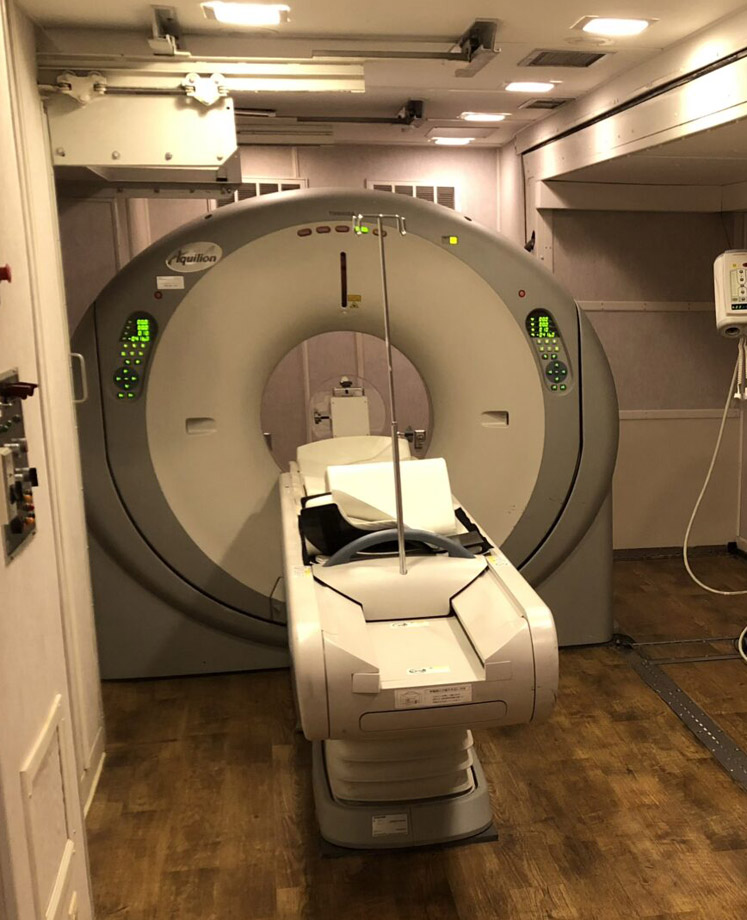 This is a Button linking to Mobile MRI