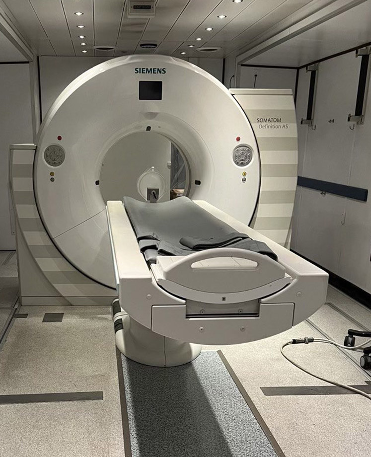 This is a Button linking to Mobile MRI