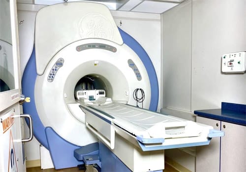 GE Channel mobile trailer MRI Scanner
